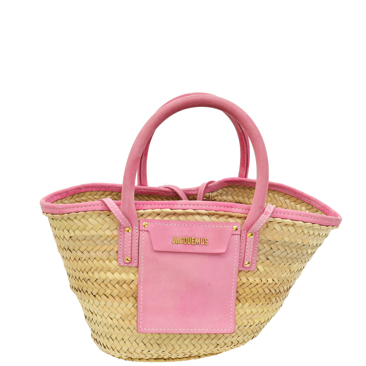 Jacquemus Bicolor Le Panier Soli Basket Bag-Jacquemus-THE CLOSET