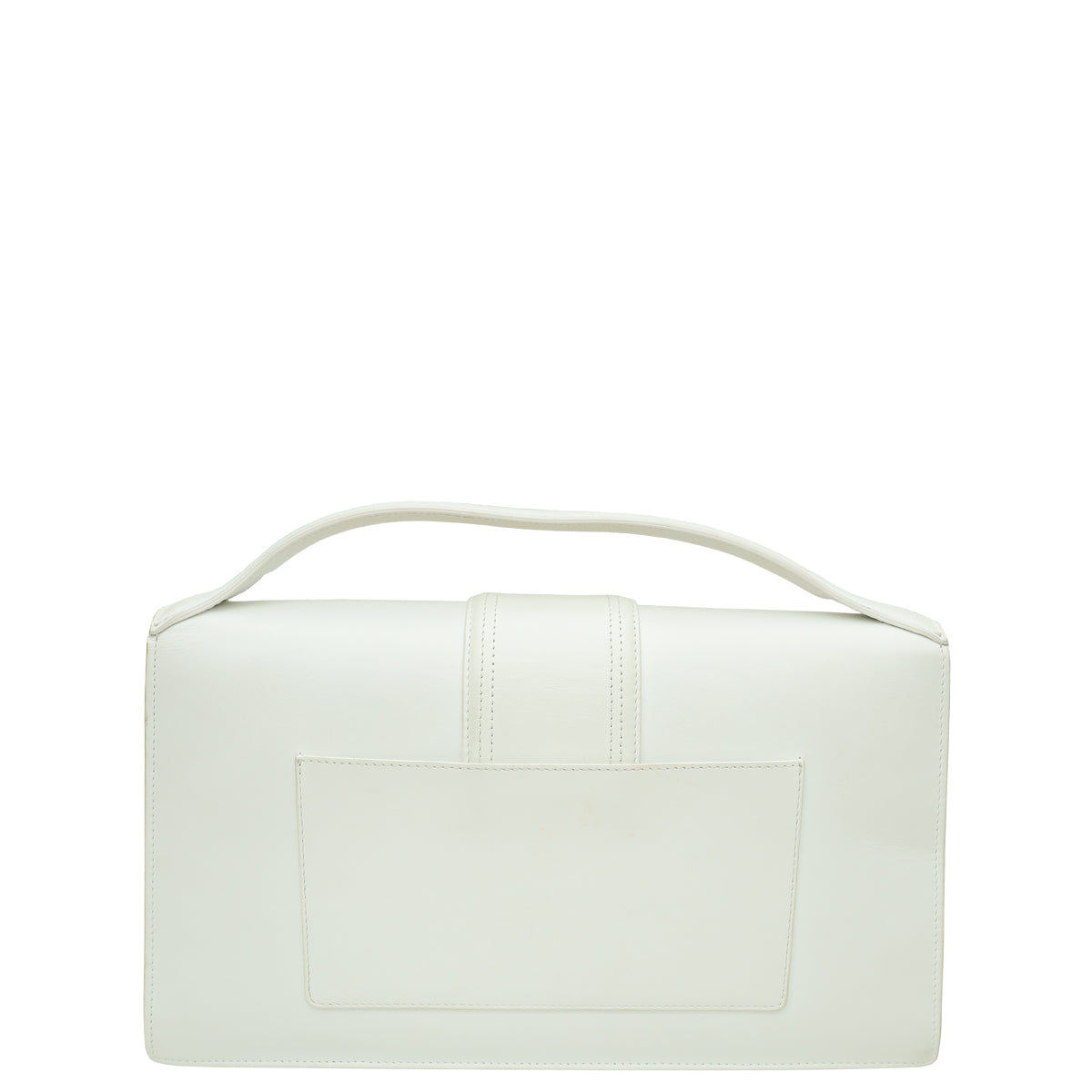 Jacquemus White Le Bambinou Les Classiques Flap Bag-Jacquemus-THE CLOSET