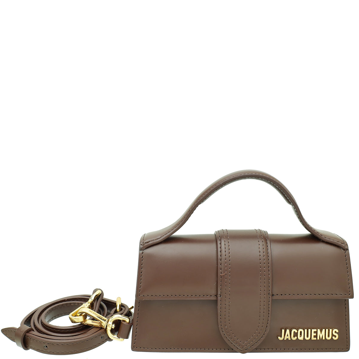 Jacquemus Chocolate Le Bambino Le Chouchou Small Flap Bag-Jacquemus-THE CLOSET
