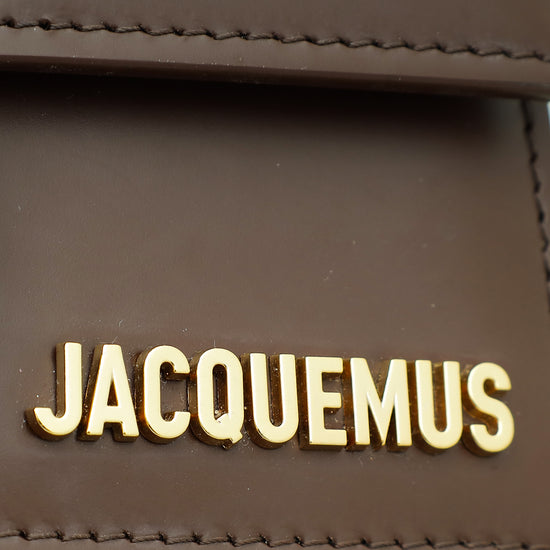 Jacquemus Chocolate Le Bambino Le Chouchou Small Flap Bag