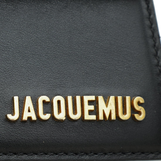 Jacquemus Black Le Chiquito Noeud Top Handle Medium Bag