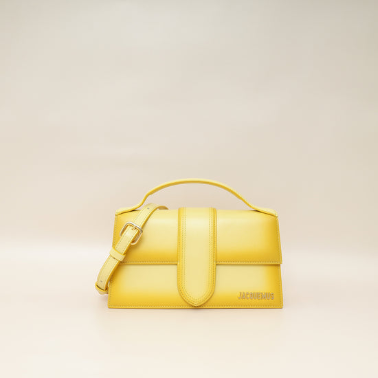 Jacquemus Yellow Ombre Le Grand Bambino Bag