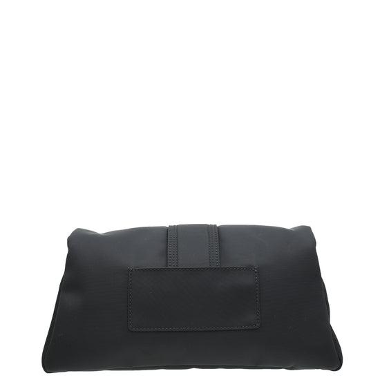 Jacquemus Black Le Bambimou in Padded Nylon Shoulder Bag