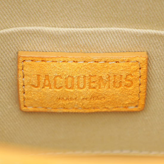 Jacquemus Yellow Suede Le Chiquito Moyen Bag