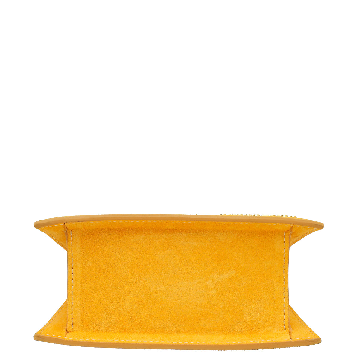 Jacquemus Yellow Suede Le Chiquito Moyen Bag