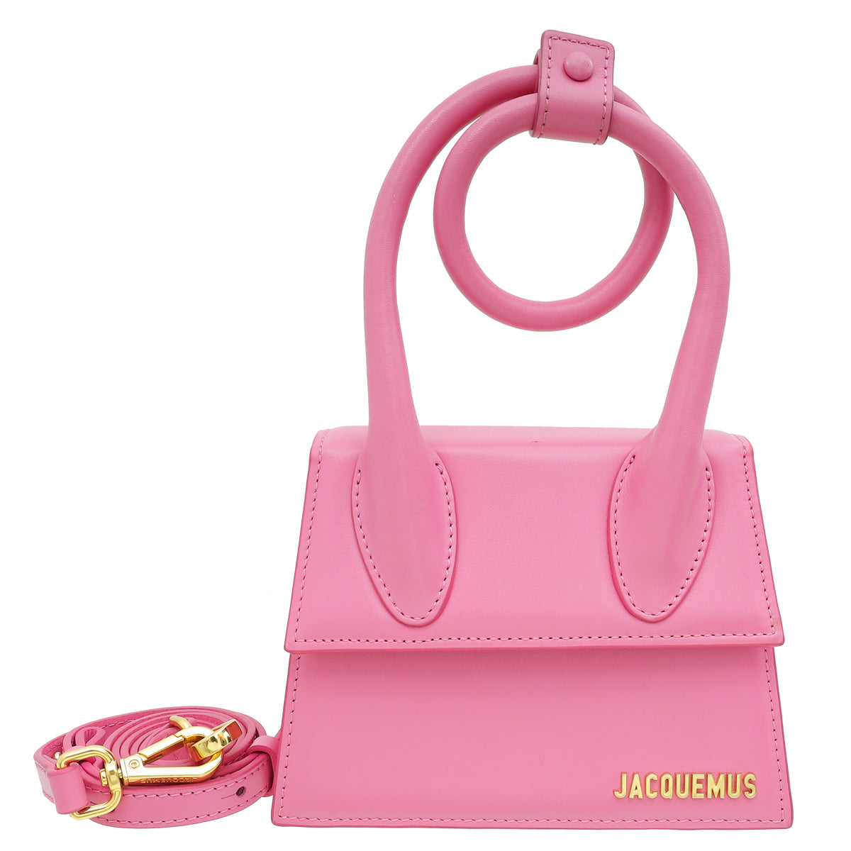 Jacquemus Pink Le Chiquito Noeud Bag-Jacquemus-THE CLOSET