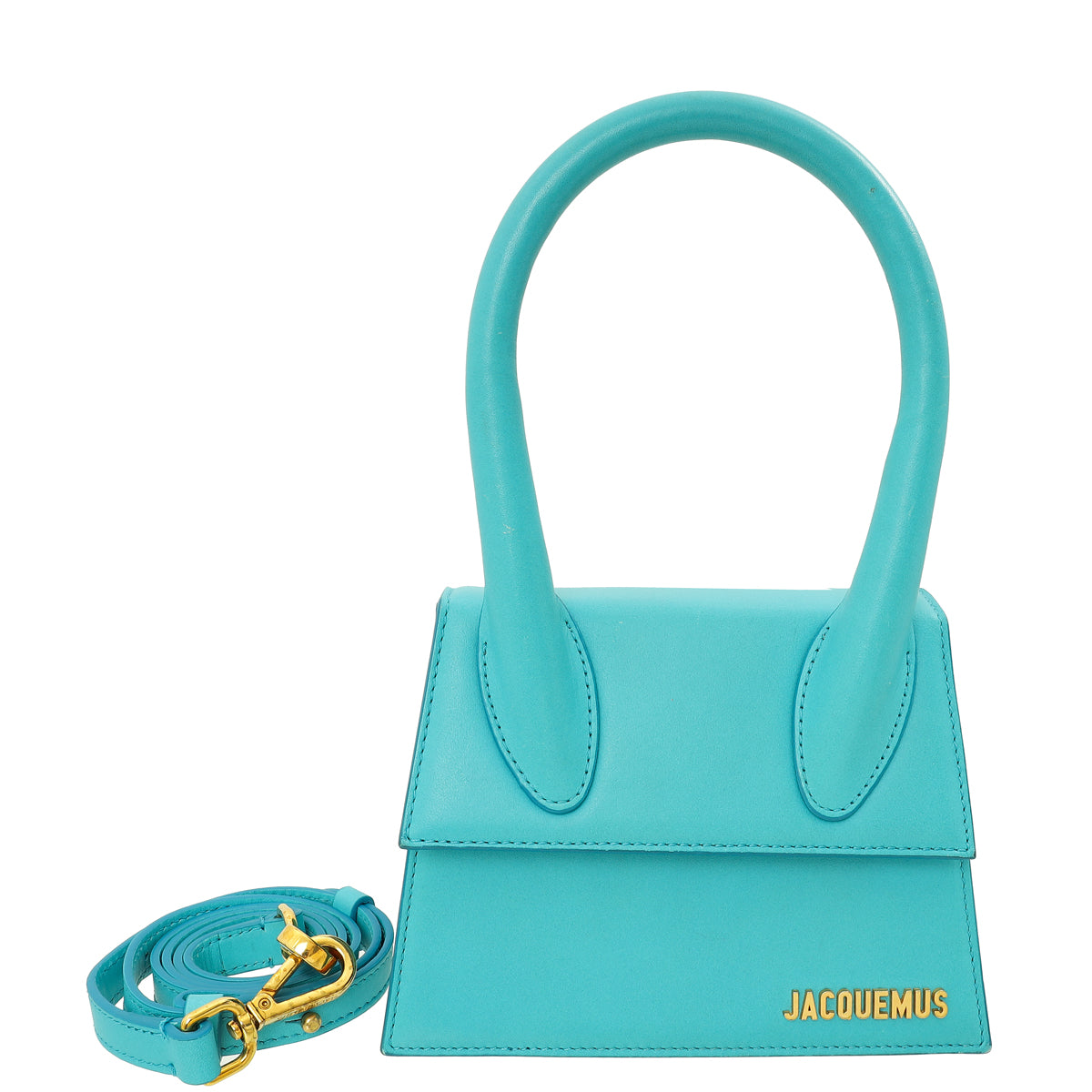 Jacquemus Blue Le Chiquito Moyen Bag-Jacquemus-THE CLOSET
