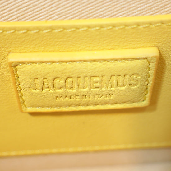 Jacquemus Yellow The Large Bambino Les Classiques Bag