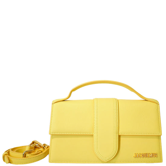 Jacquemus Yellow The Large Bambino Les Classiques Bag