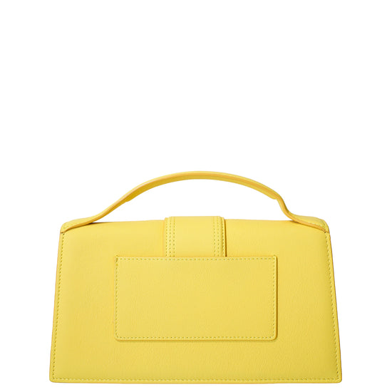 Jacquemus Yellow The Large Bambino Les Classiques Bag