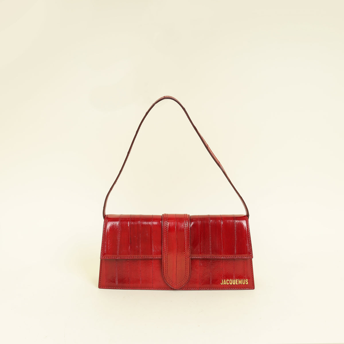 Jacquemus Dark Red Le Bambino Long Shoulder Bag