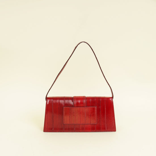 Jacquemus Dark Red Le Bambino Long Shoulder Bag