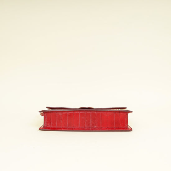 Jacquemus Dark Red Le Bambino Long Shoulder Bag