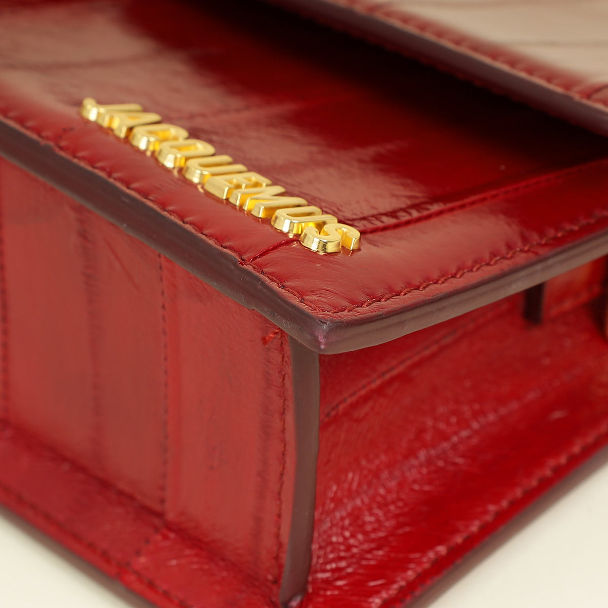 Jacquemus Dark Red Le Bambino Long Shoulder Bag