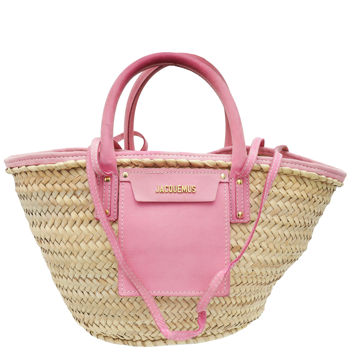 Jacquemus Bicolor Le Panier Soleil Basket Bag-Jacquemus-THE CLOSET