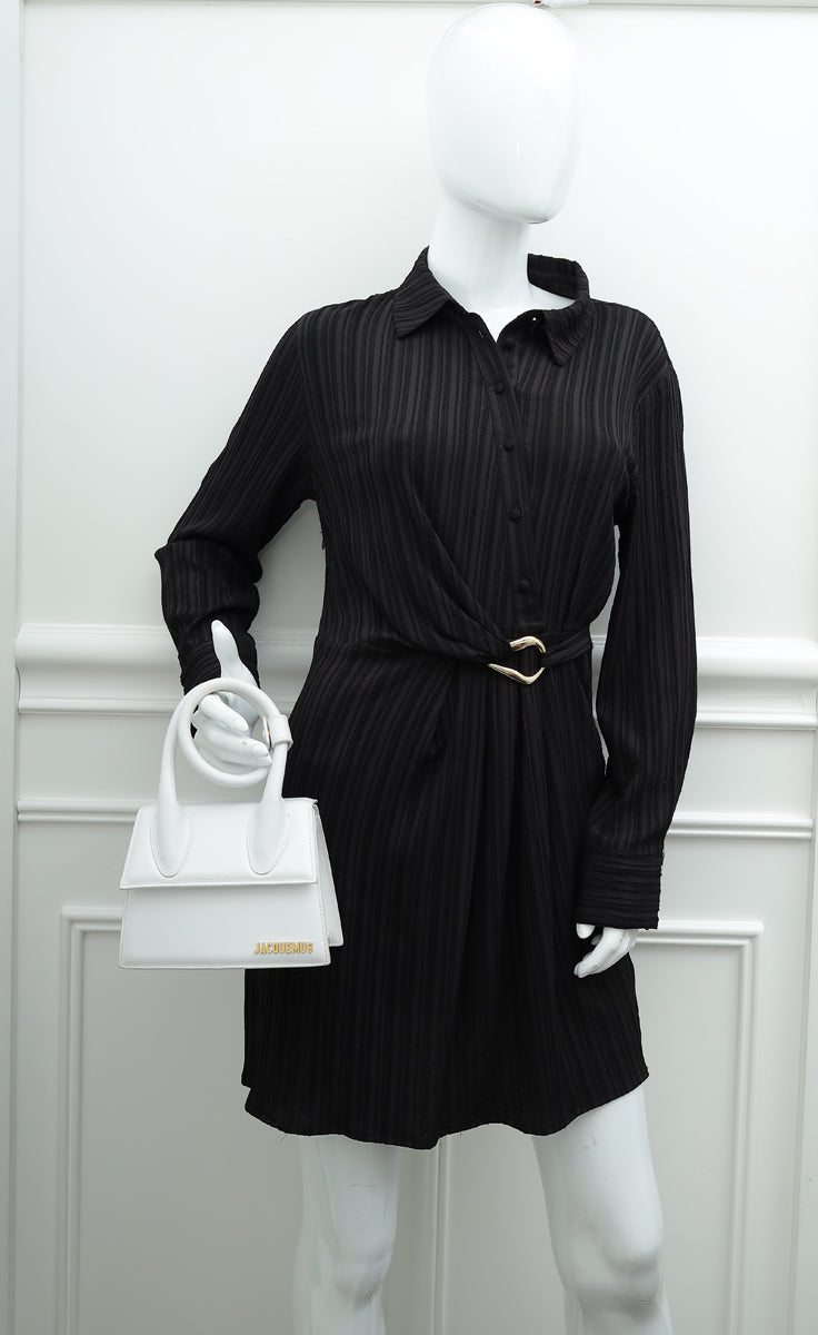 Jacquemus White Le Chiquito Noeud Bag