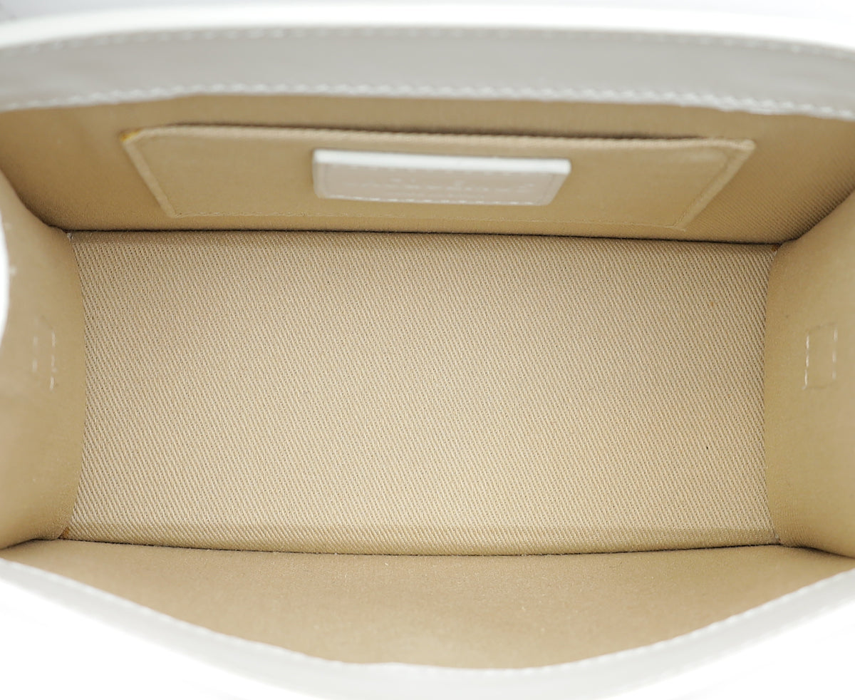 Jacquemus White Le Chiquito Noeud Bag