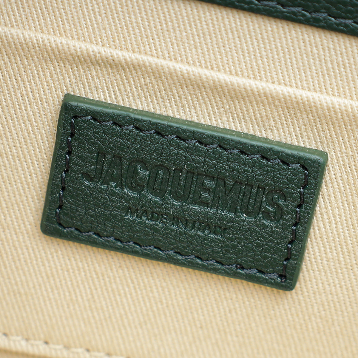 Jacquemus Green Le Chiquito Long Bag