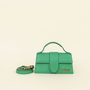 Jacquemus Green Les Classiques The Bambino Bag