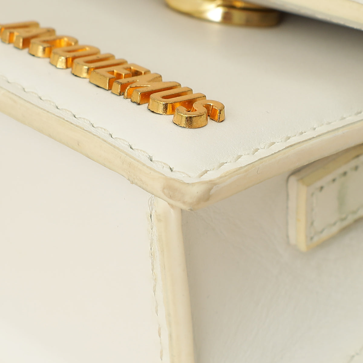 Jacquemus White Le Chiquito Mini Bag-Jacquemus-THE CLOSET