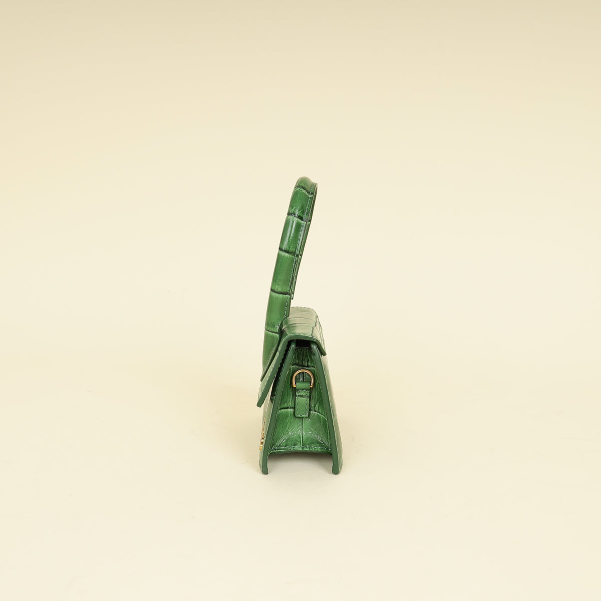 Jacquemus Green Croco Embossed Chiquito Mini Bag-Jacquemus-THE CLOSET