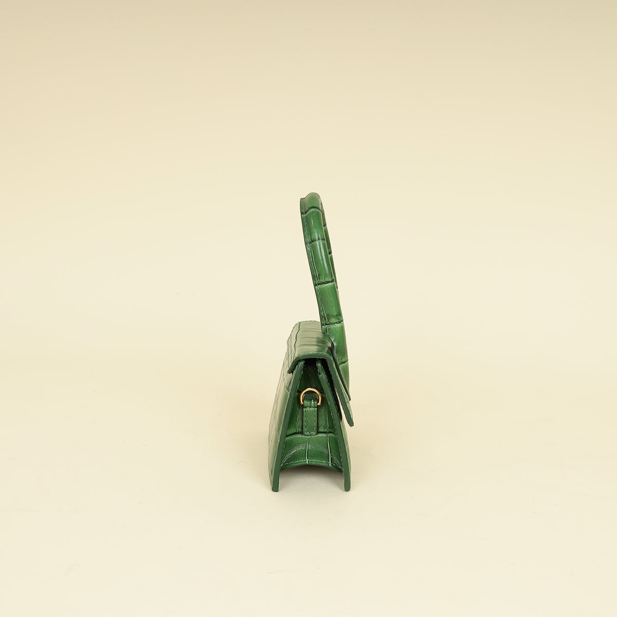 Jacquemus Green Croco Embossed Chiquito Mini Bag-Jacquemus-THE CLOSET