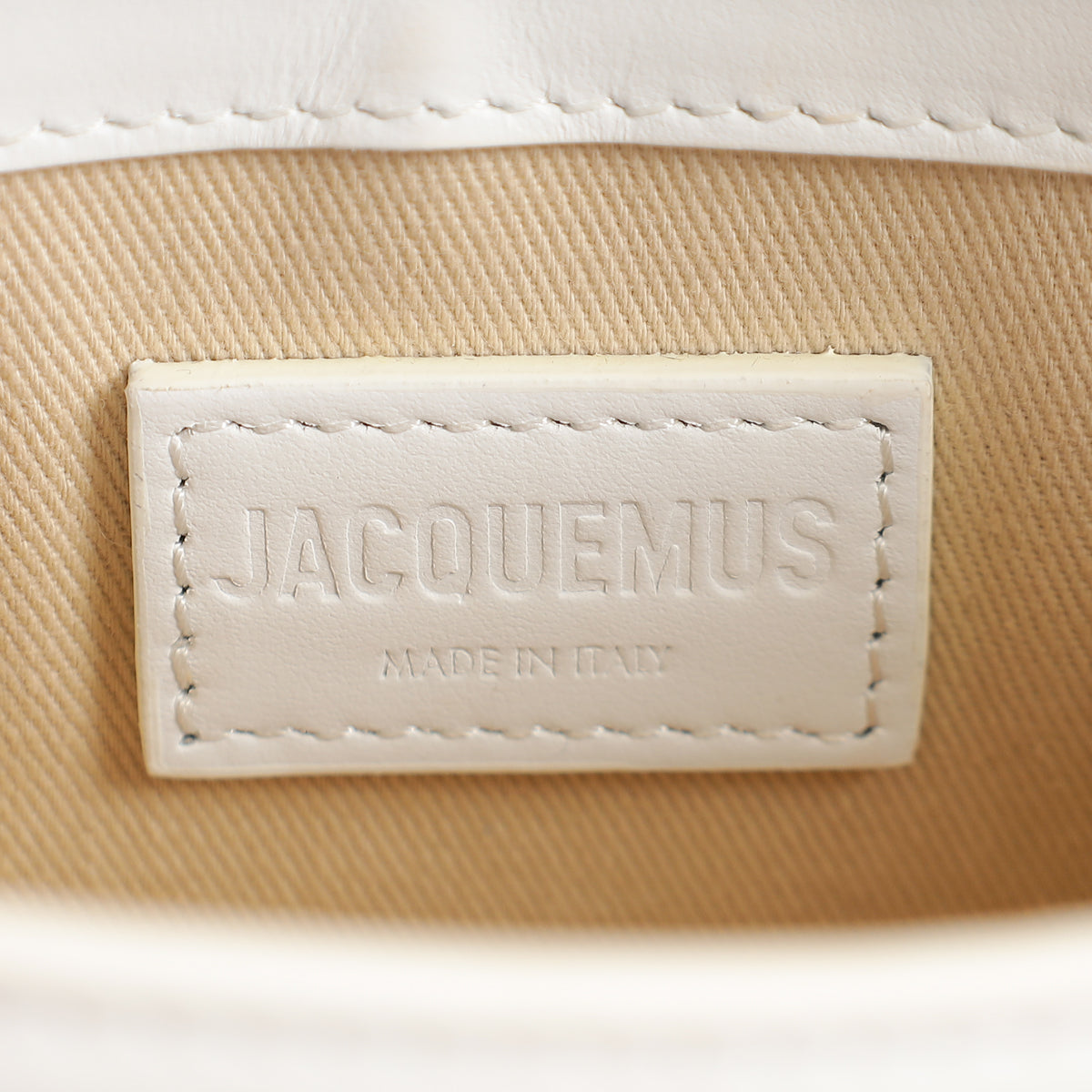 Jacquemus White The Bambino Les Classiques Bag