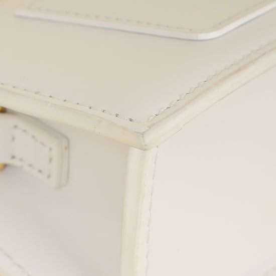 Jacquemus White The Bambino Les Classiques Bag