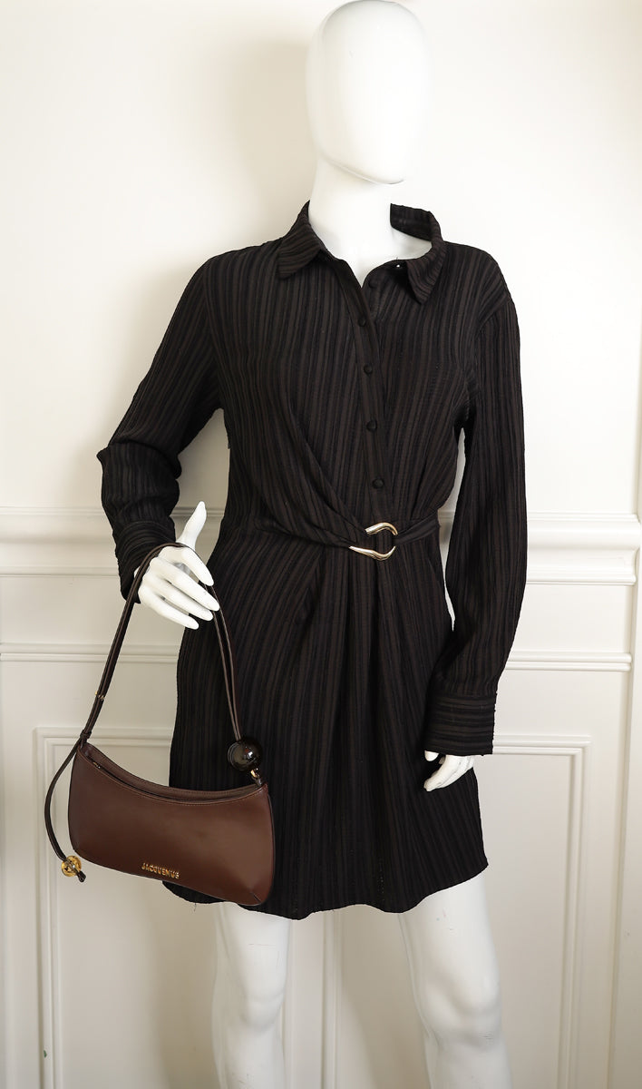 Jacquemus Brown The Bisou Perle Bag