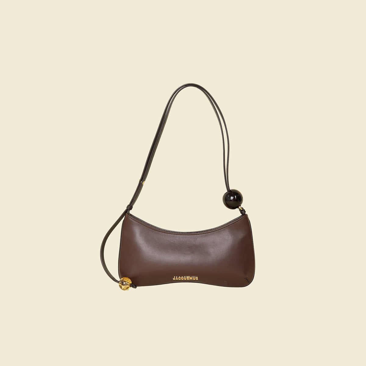 Jacquemus Brown The Bisou Perle Bag