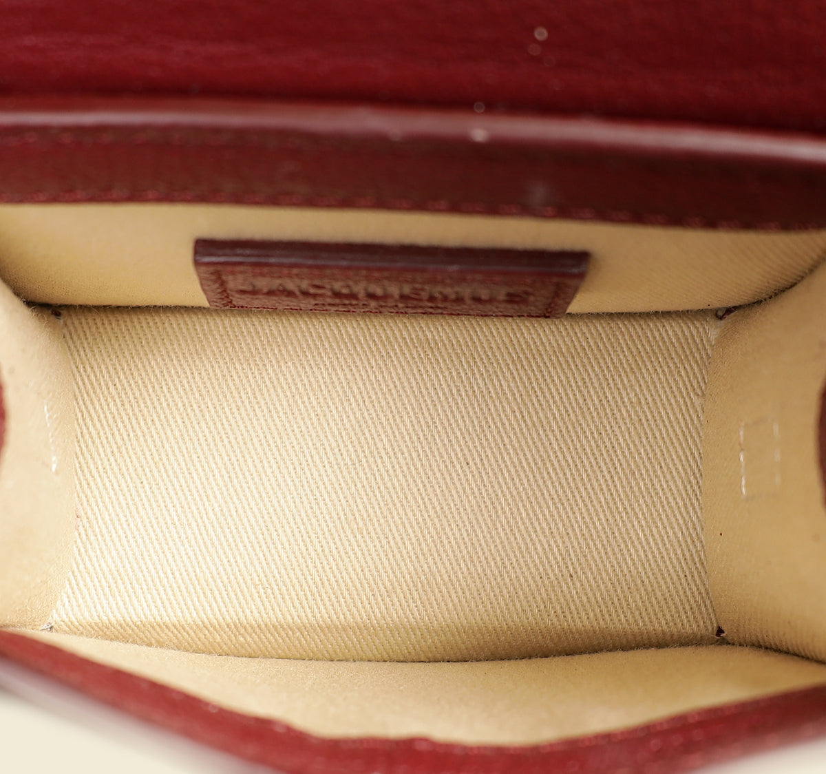 Jacquemus Burgundy Le Chiquito Mini Bag