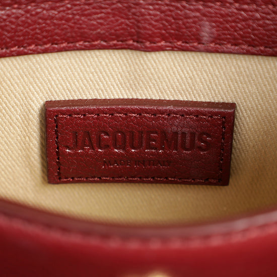 Jacquemus Burgundy Le Chiquito Mini Bag