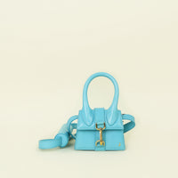 Jacquemus Turquoise Le Chiquito Montagne Bag