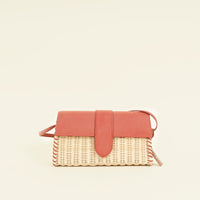 Jacquemus Rust Le Bambino Long Osier Bag-Jacquemus-Handbags-THE CLOSET