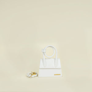 Jacquemus White Le Chiquito Noeud Bag