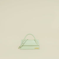 Jacquemus Mint Green Le Chiquito Long Top-Handle Bag