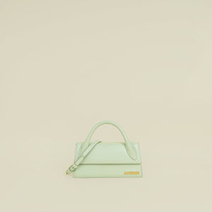 Jacquemus Mint Green Le Chiquito Long Top-Handle Bag
