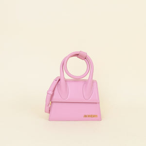 Jacquemus Pink Le Chiquito Noeud Bag