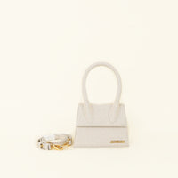 Jacquemus Light Greige Les Classiques Le Chiquito Moyen Bag