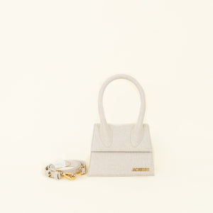 Jacquemus Light Greige Les Classiques Le Chiquito Moyen Bag