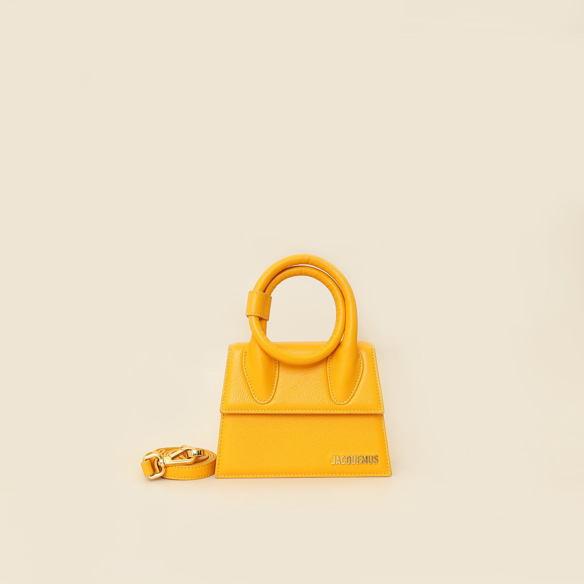Jacquemus Yellow Le Chiquito Noeud Bag-Jacquemus-THE CLOSET