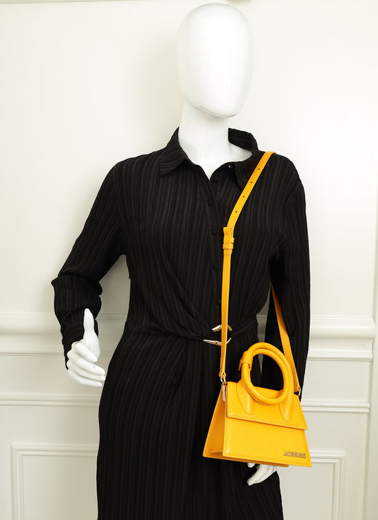 Jacquemus Yellow Le Chiquito Noeud Bag-Jacquemus-THE CLOSET