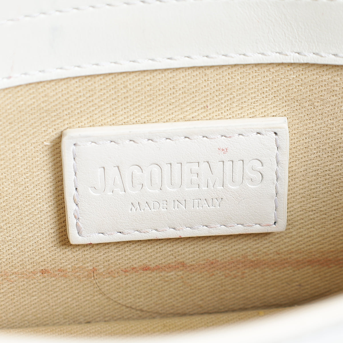 Jacquemus White Le Bambino Les Classiques Small Bag