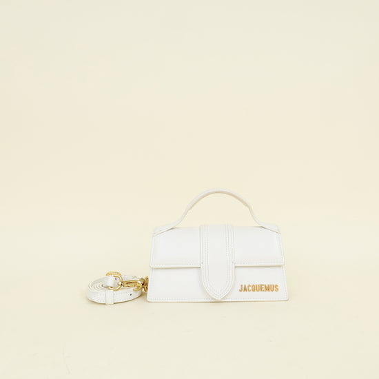 Jacquemus White Le Bambino Les Classiques Small Bag
