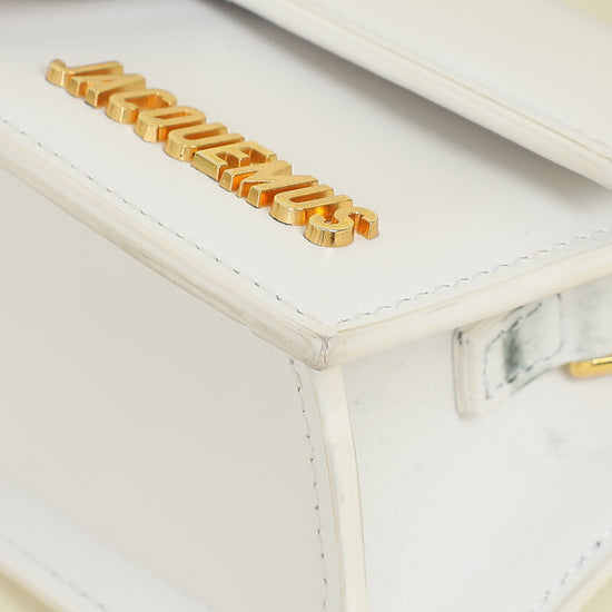 Jacquemus White Le Bambino Les Classiques Small Bag