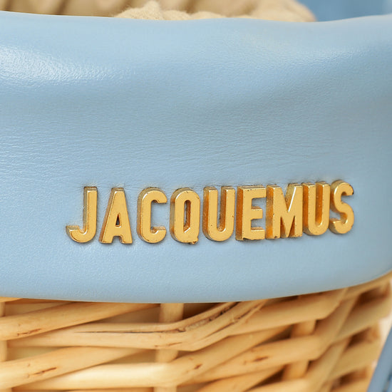 Jacquemus Wicker Le Panier Seau Bucket Bag-Jacquemus-THE CLOSET