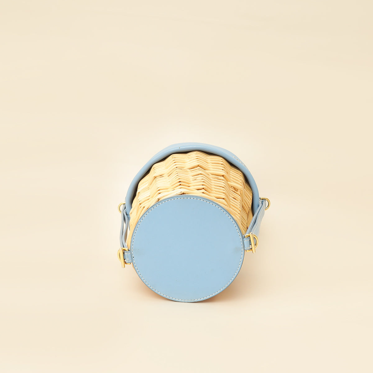 Jacquemus Wicker Le Panier Seau Bucket Bag-Jacquemus-THE CLOSET