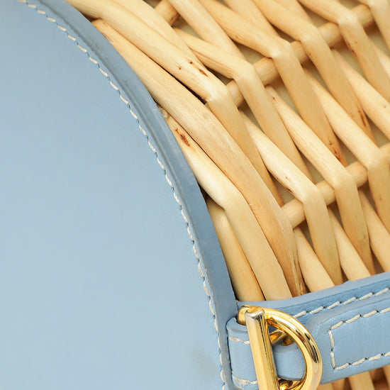 Jacquemus Wicker Le Panier Seau Bucket Bag-Jacquemus-THE CLOSET