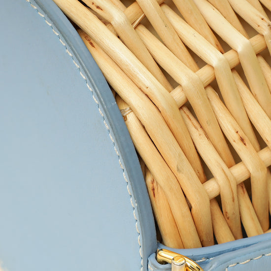 Jacquemus Wicker Le Panier Seau Bucket Bag-Jacquemus-THE CLOSET