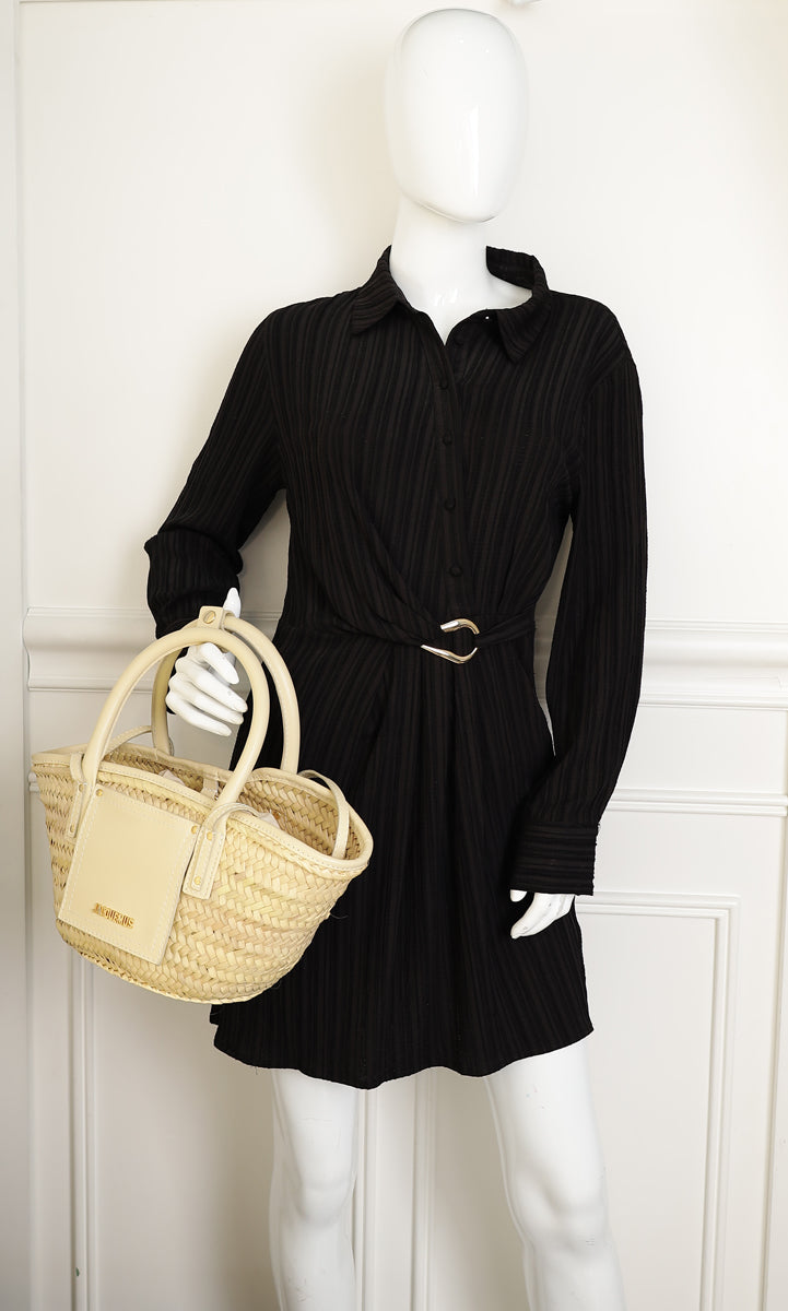 Jacquemus Ivory The Small Soli Basket Les Classique Bag-Jacquemus-THE CLOSET